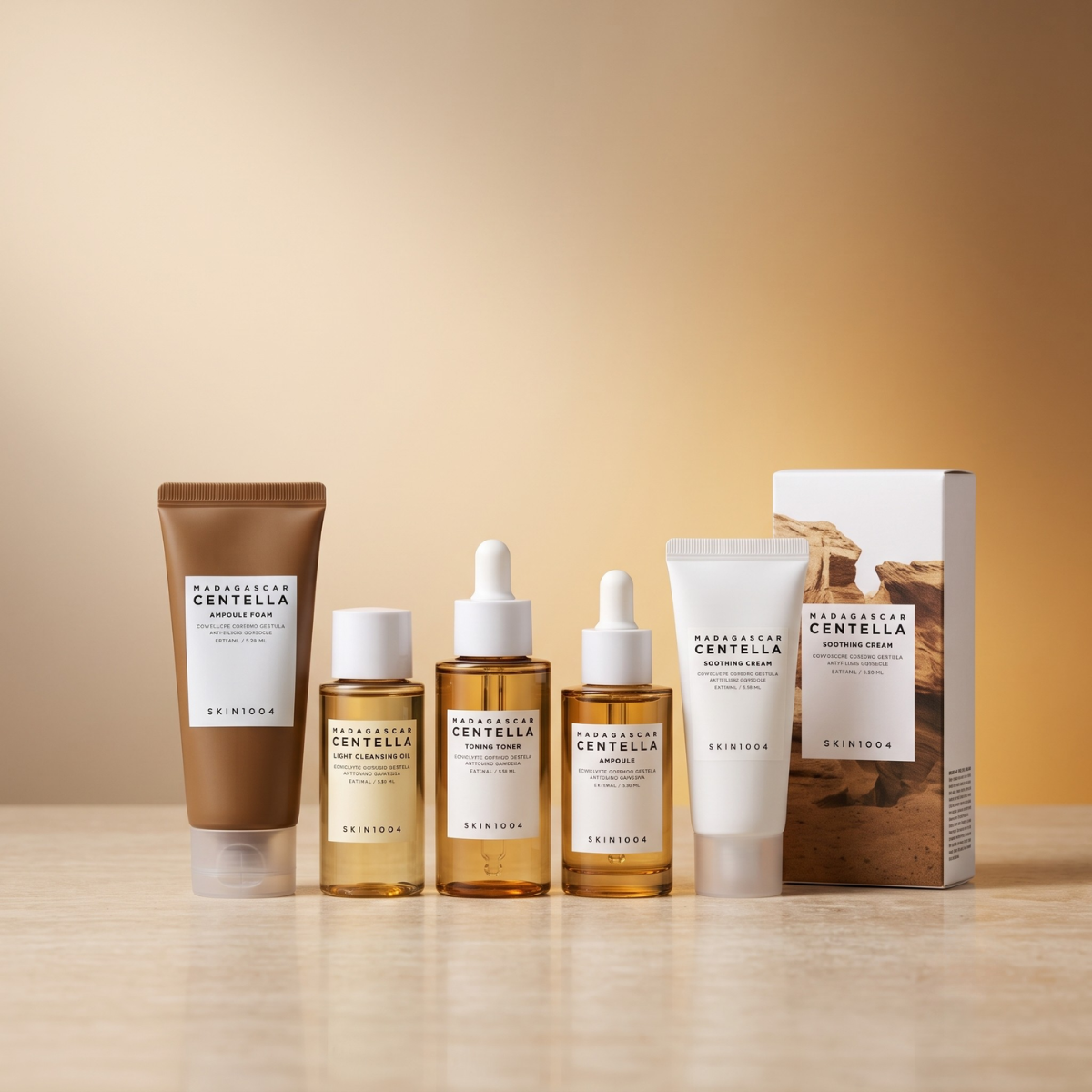 Centella Travel Kit — 5-Piece Skincare Essentials Set