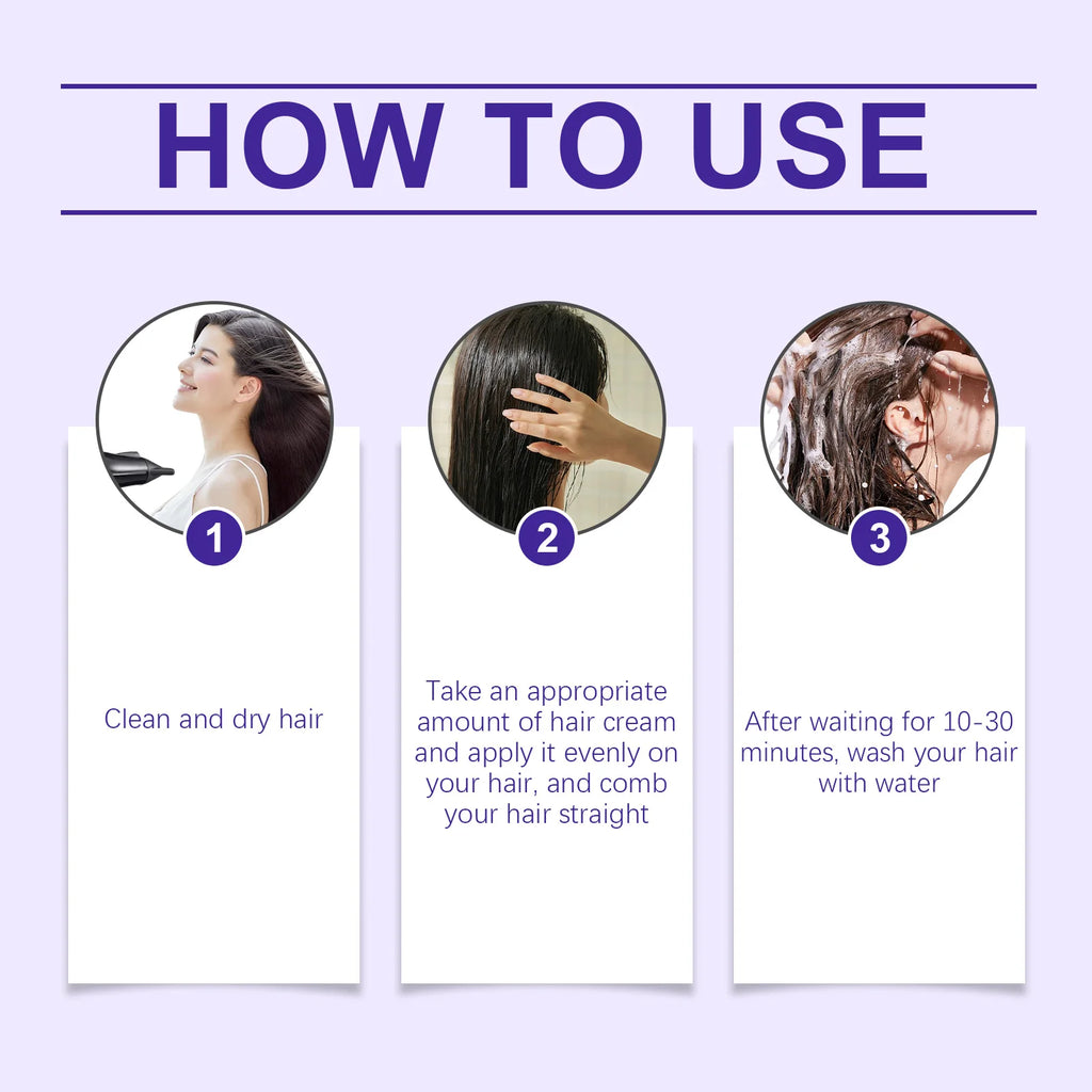 Formaldehyde-Free Protein Straightening Hair Mask