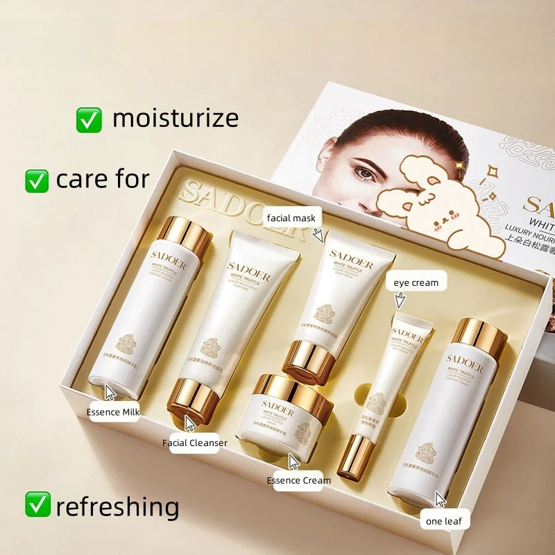 White Truffle Skincare Six-Piece Set