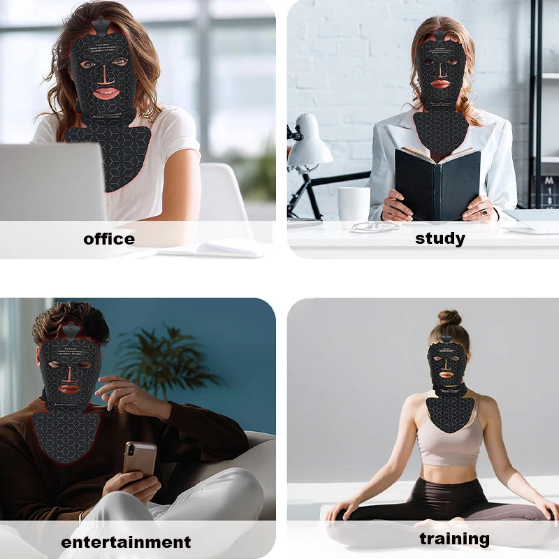 LED Light Therapy Facial Mask — 7-Color Skincare Mask