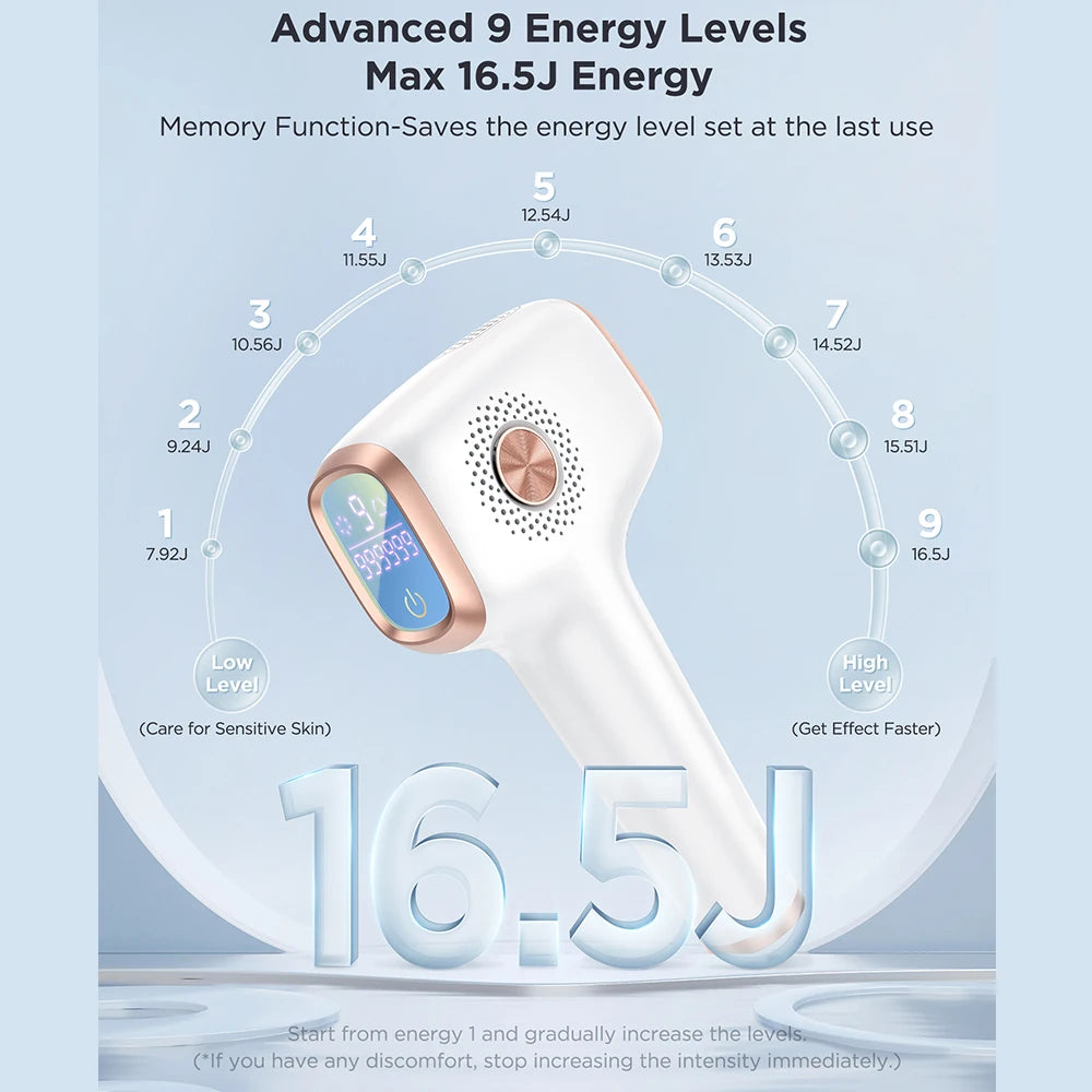 IPL Hair Removal Device — Painless At-Home Hair Reduction