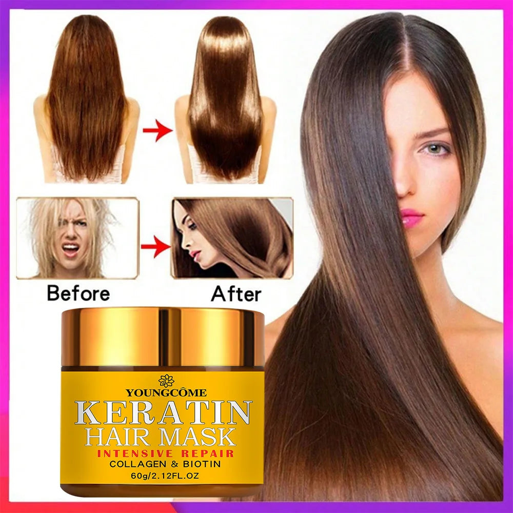 Keratin Hair Straightening & Repair Cream