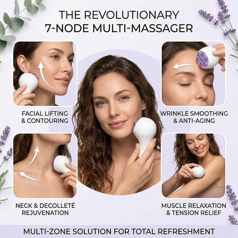 Jade-Effect Facial Roller Ball Massager