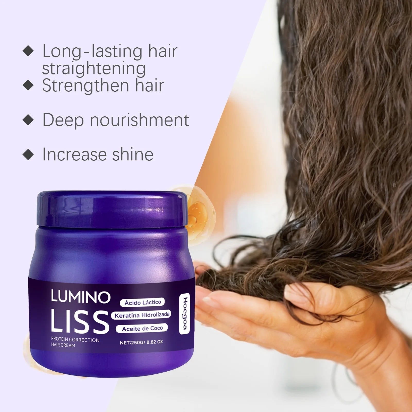 Formaldehyde-Free Protein Straightening Hair Mask