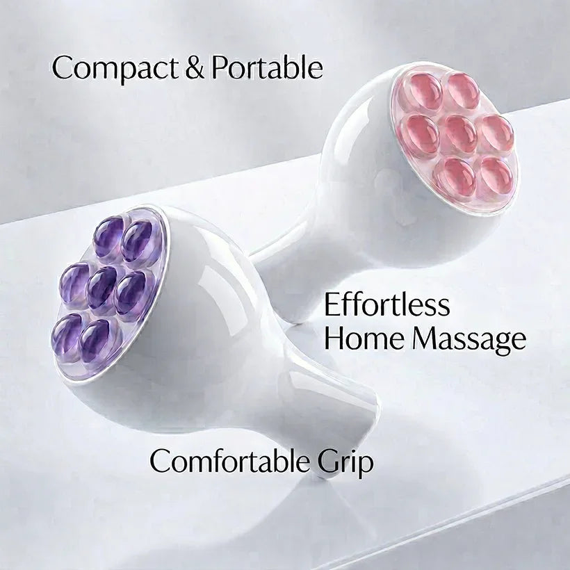 Jade-Effect Facial Roller Ball Massager