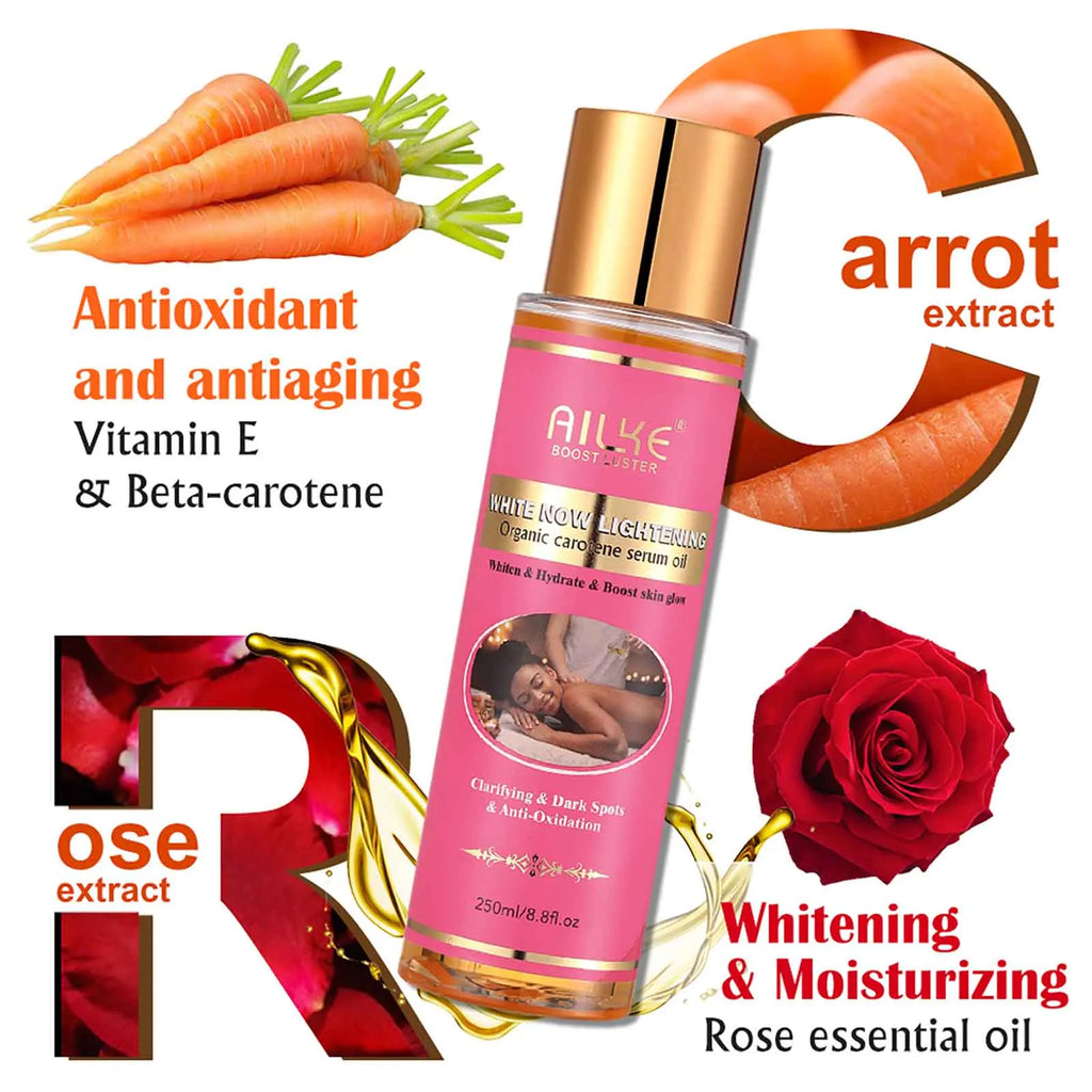 Carotene, Vitamin E & Rose Body Oil