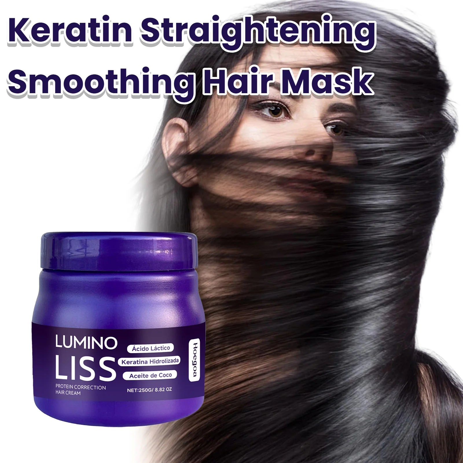 Formaldehyde-Free Protein Straightening Hair Mask