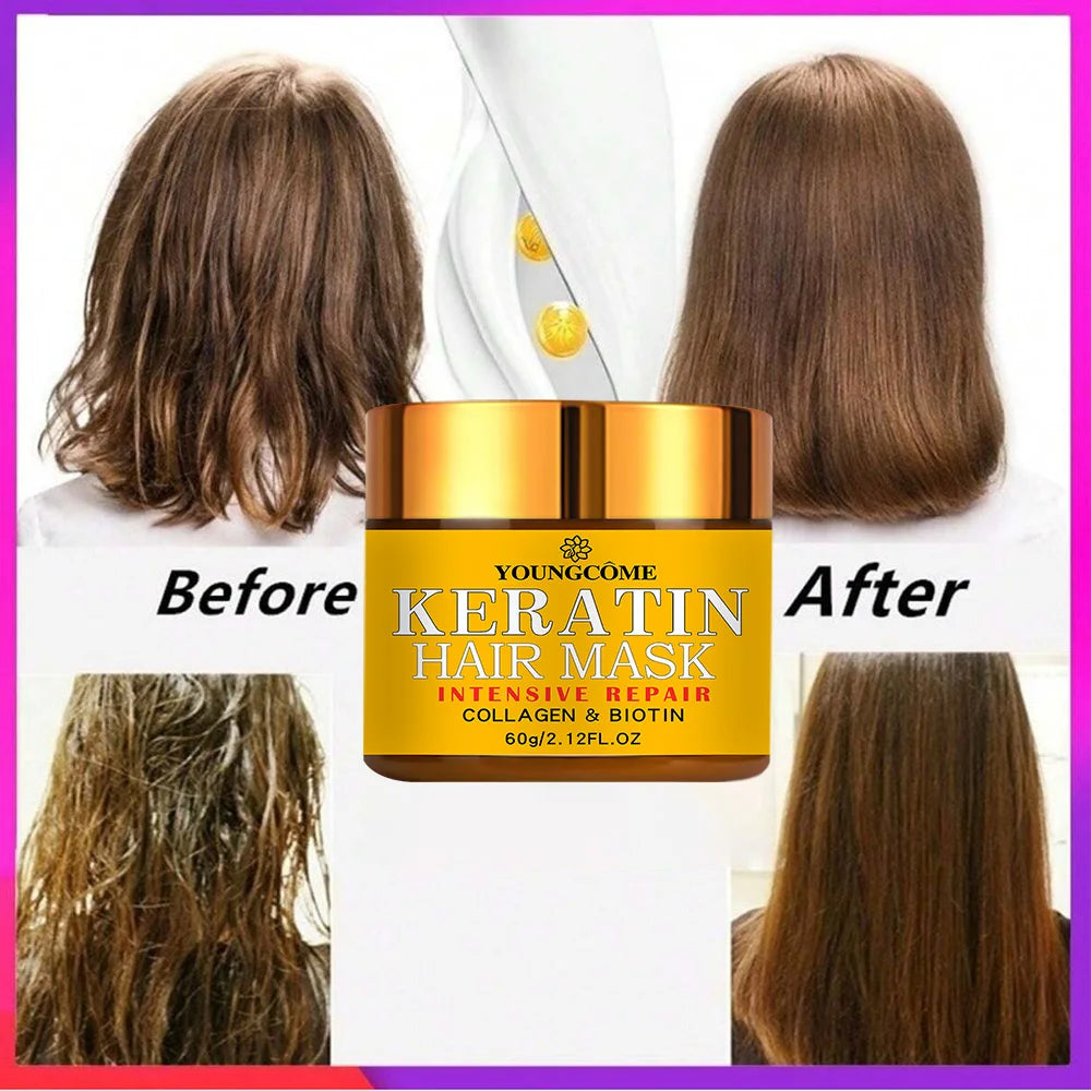 Keratin Hair Straightening & Repair Cream
