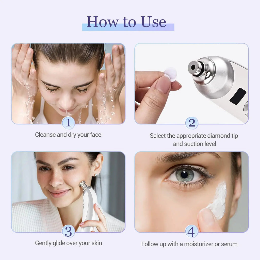 Diamond Microdermabrasion & Vacuum Pore Cleaner