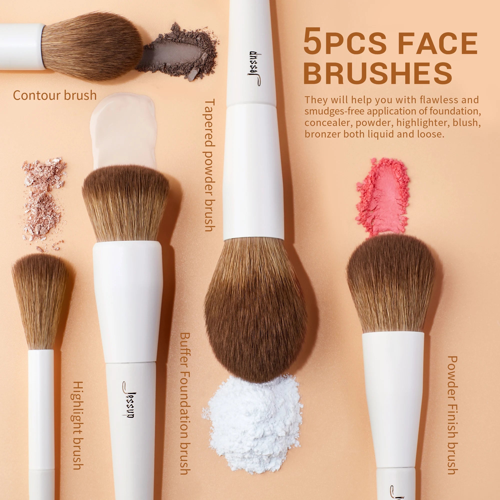 14-Piece Professional Makeup Brush Set